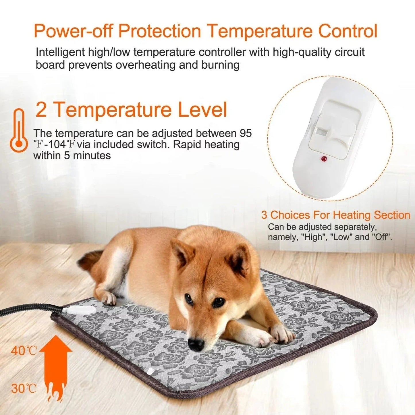 Comfortable Pet Electric Heat Pad