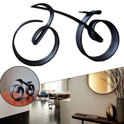 Slim Iron Bike Figure Decoration