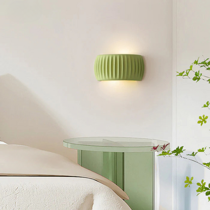 Contemporary White Wall Light