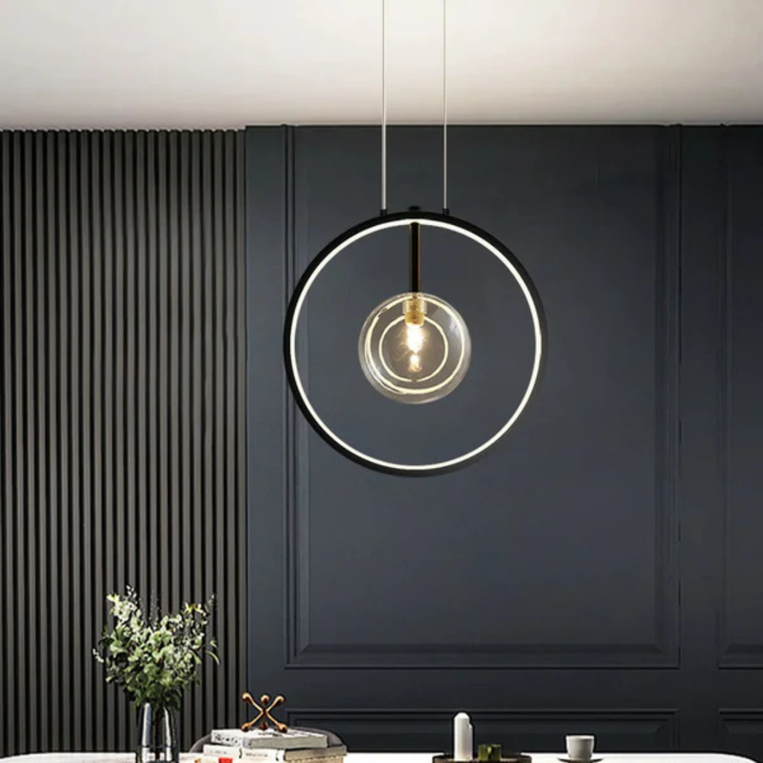 Simple Black Hanging Light - Befez