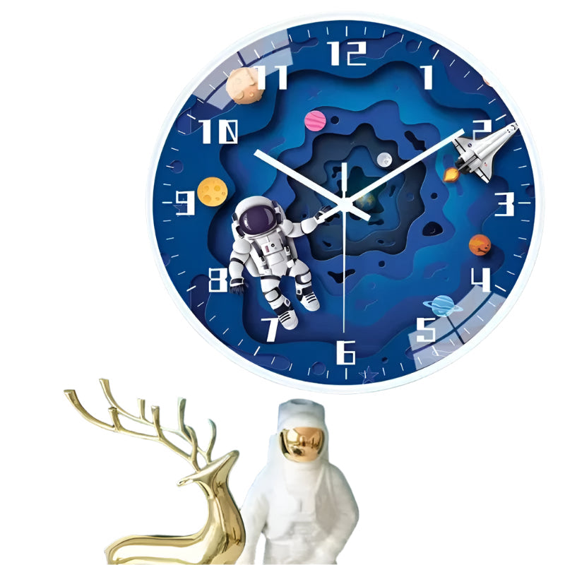 Colorful Fun Childrens Bedroom Wall Clock