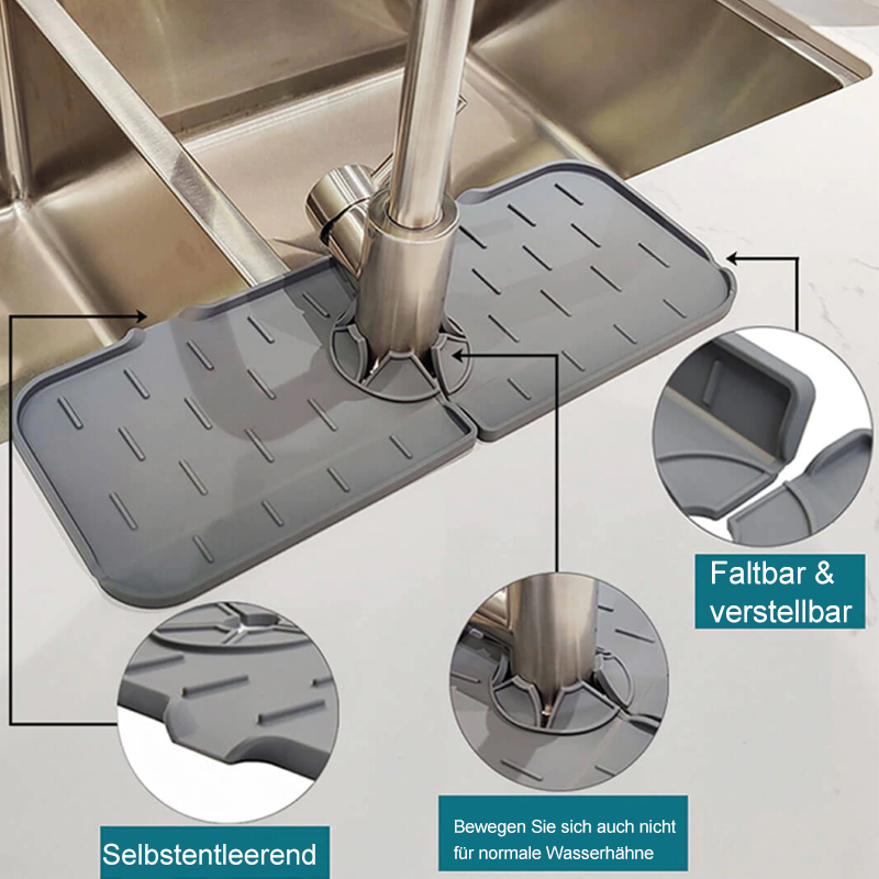 Waterproof Sink Faucet Drip Catcher Tray