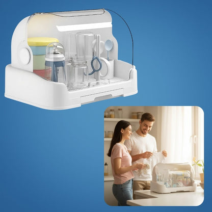 Large Bottle Storage Container with Tight Fitting Lid - Befez