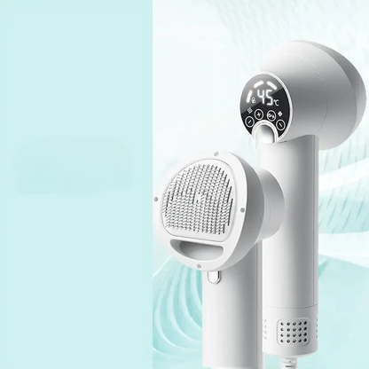 Quiet Pet Hair Dryer and Grooming Brush - Befez