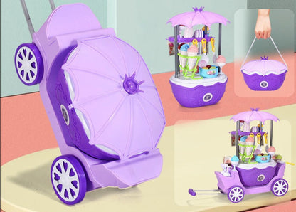 Colorful Ice Cream Playset for Kids