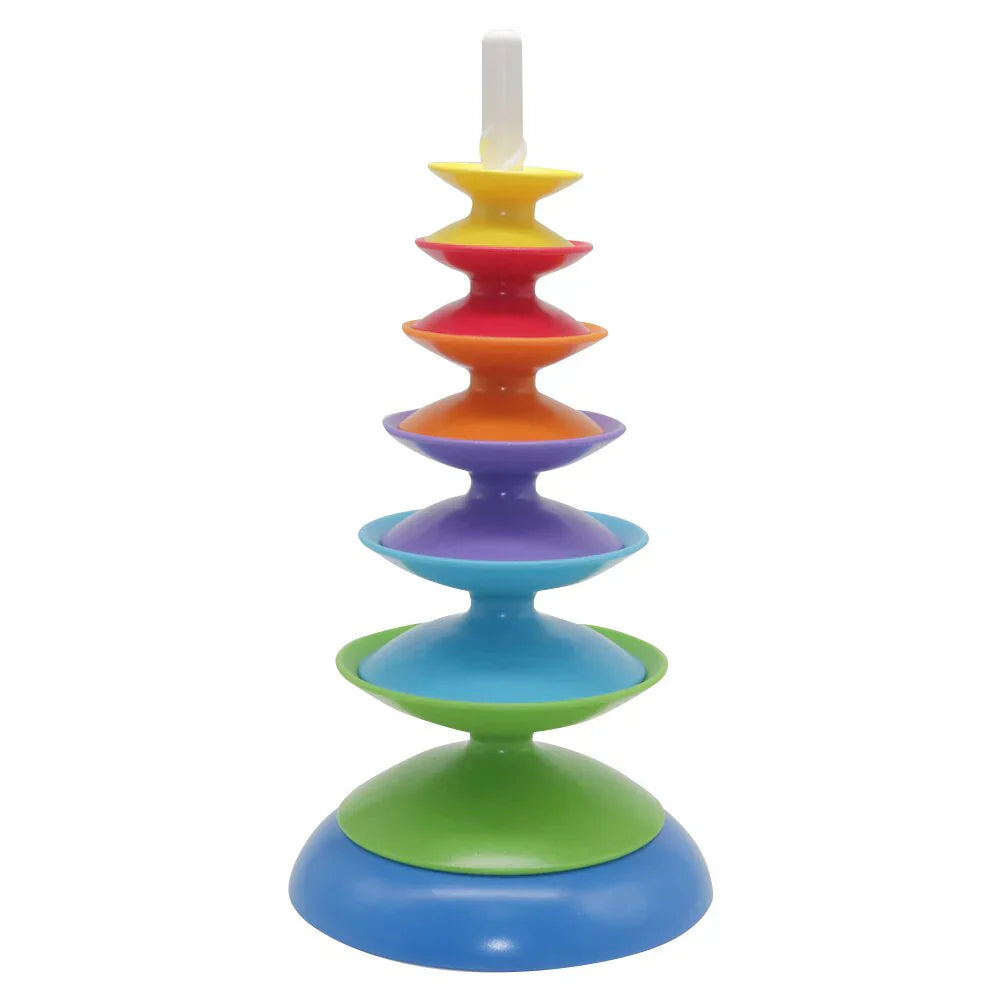 Colorful Kids Stacking Diabolo Tower