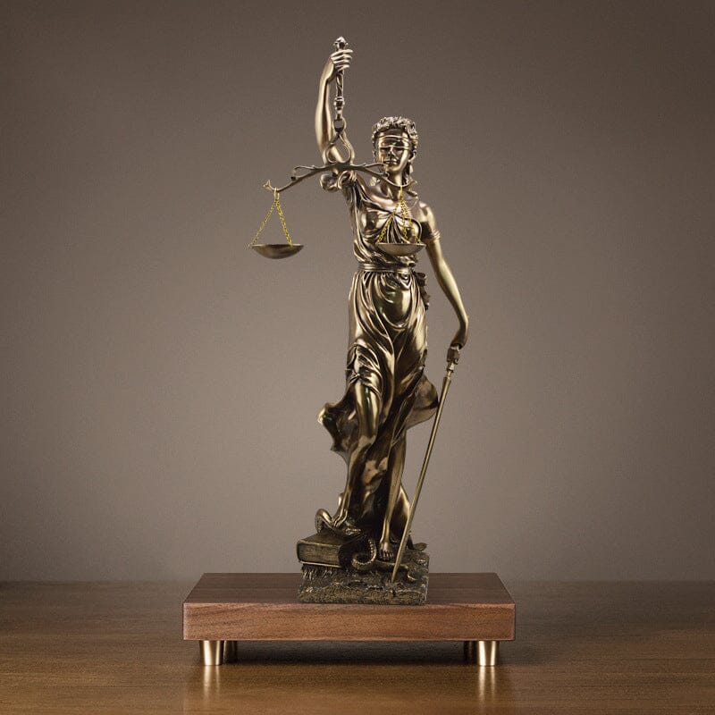 Beautiful Lady Justice Figurine Statue