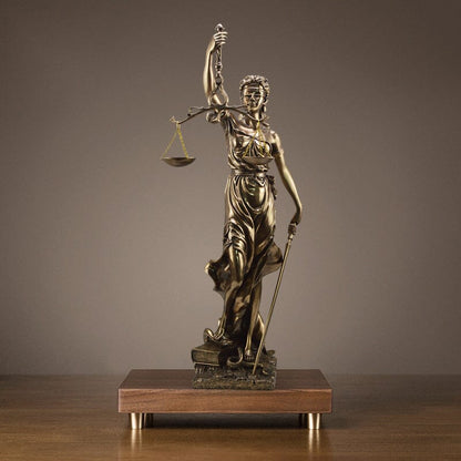 Beautiful Lady Justice Figurine Statue