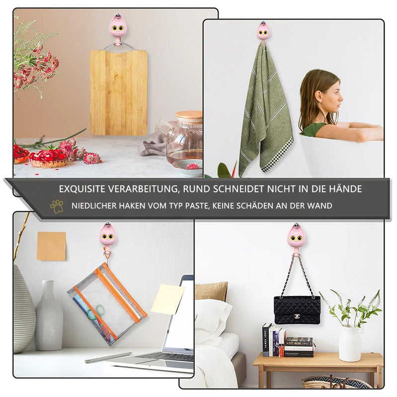 Fun Playful Cat Wall Hooks
