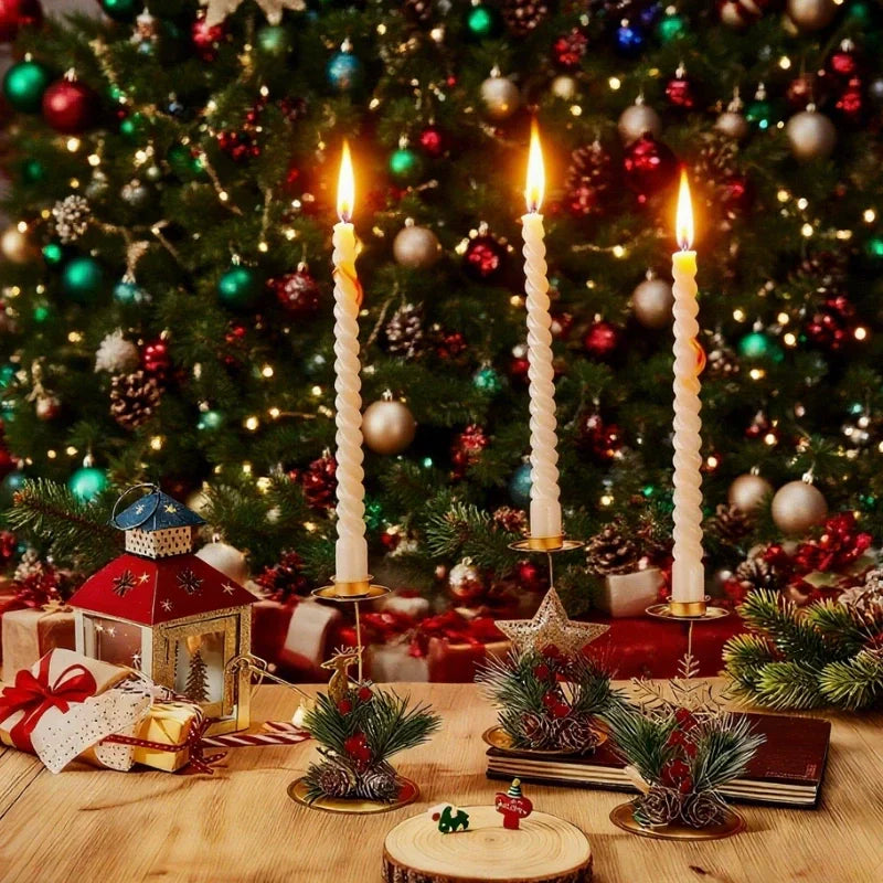 Warm Festive Candle Table Holder