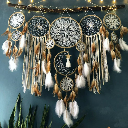Colorful Handmade Dreamcatcher Decor Set - Befez