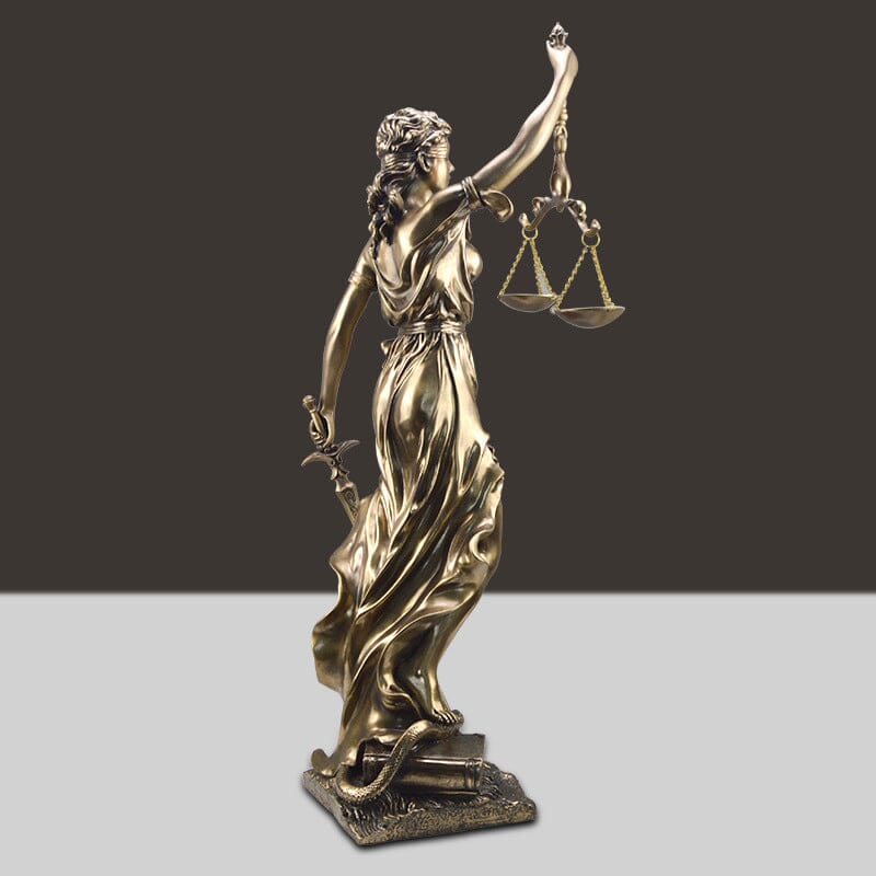 Beautiful Lady Justice Figurine Statue