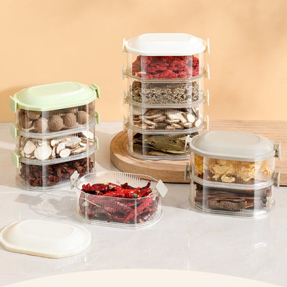 Spice Organizer Multi Compartment Storage Container
