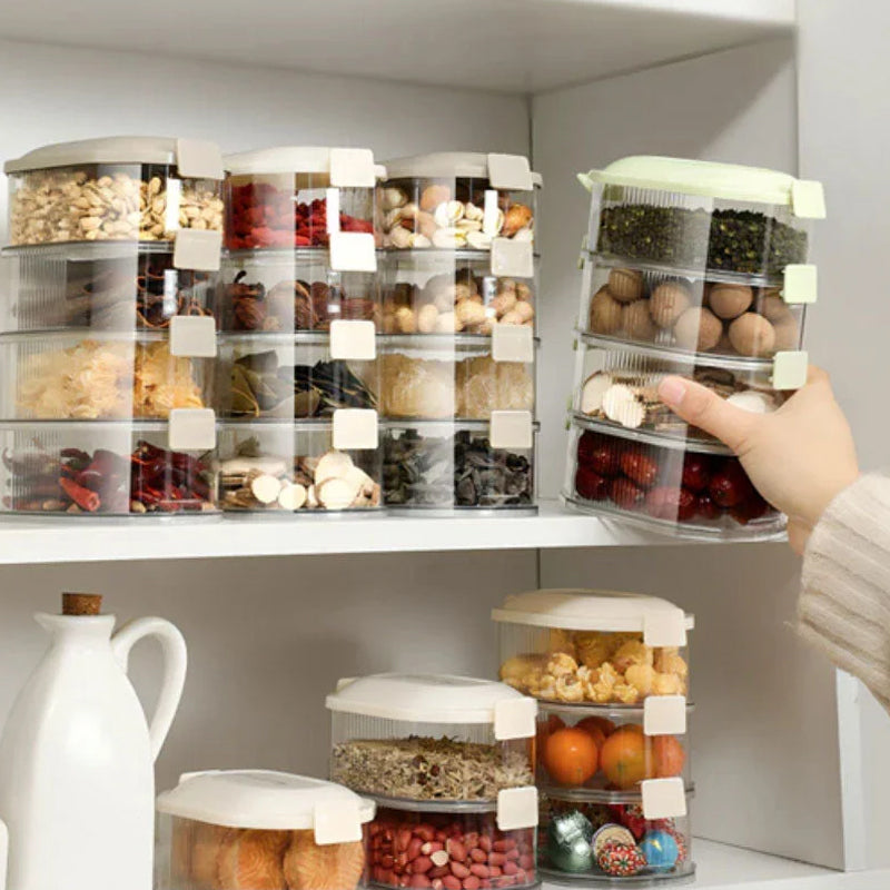Spice Organizer Multi Compartment Storage Container