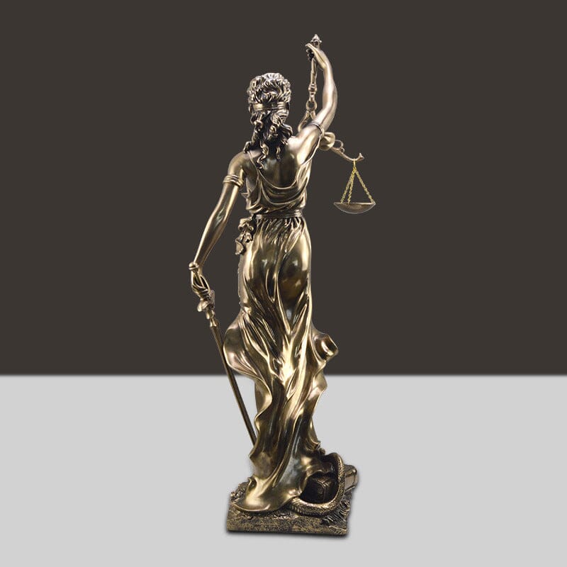 Beautiful Lady Justice Figurine Statue
