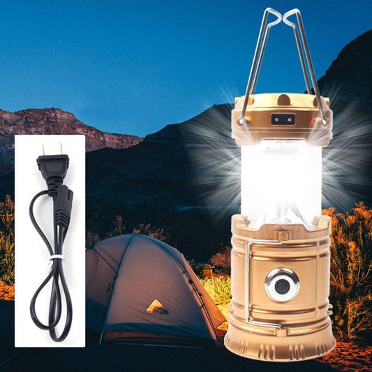 Compact LED Solar Camping Light Flashlight - Befez