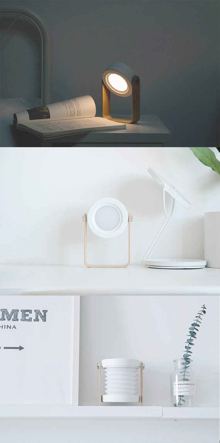 Compact Foldable LED Night Table Lamp