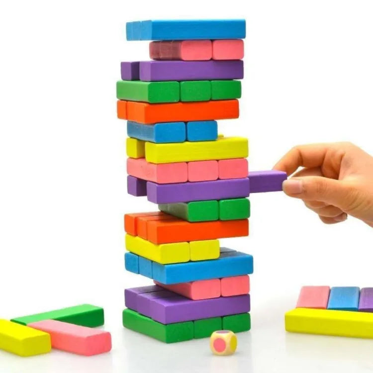 Colorful Wooden Block Stacking Game - Befez