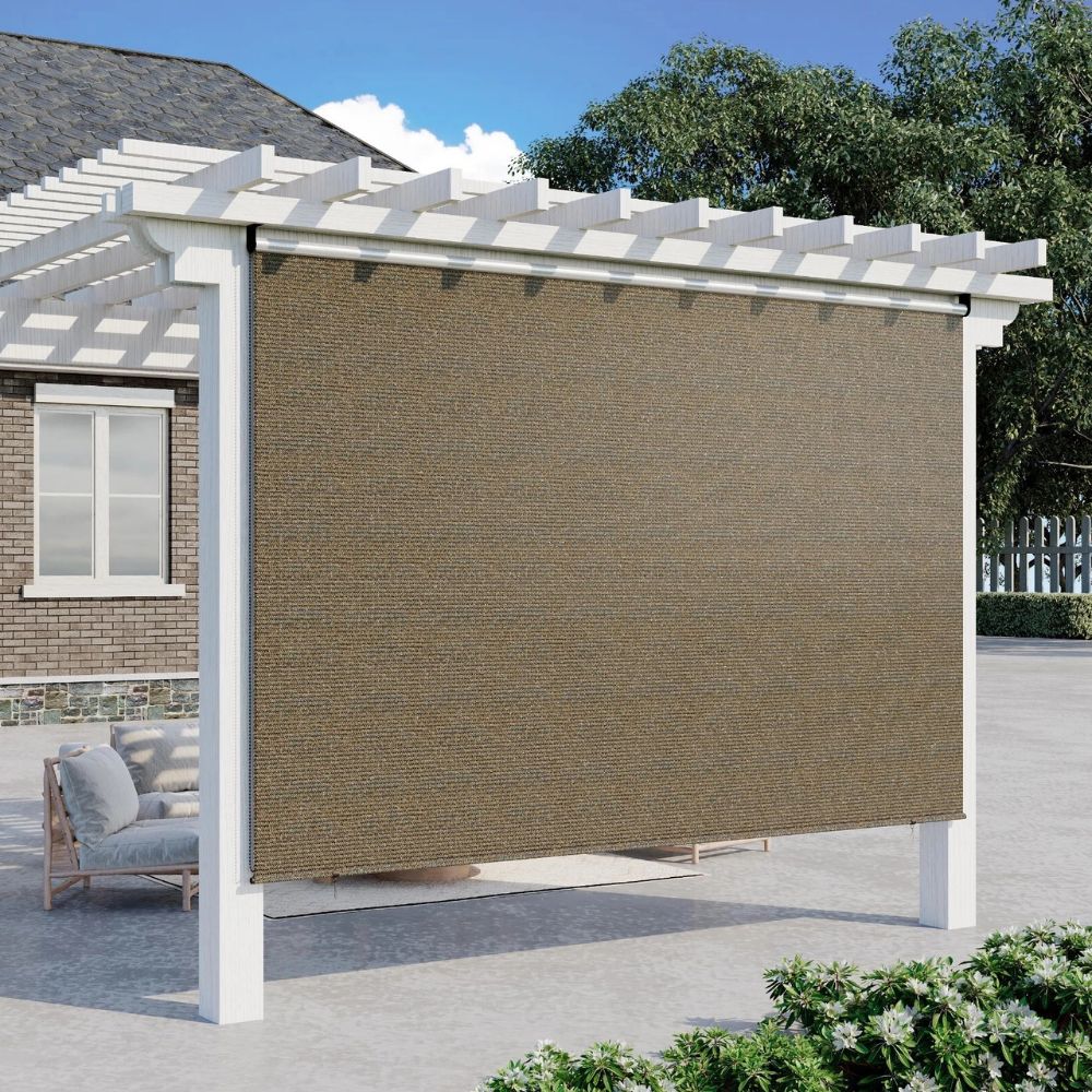 Extra Wide Sunscreen Roller Shades for Patio Windows - Befez
