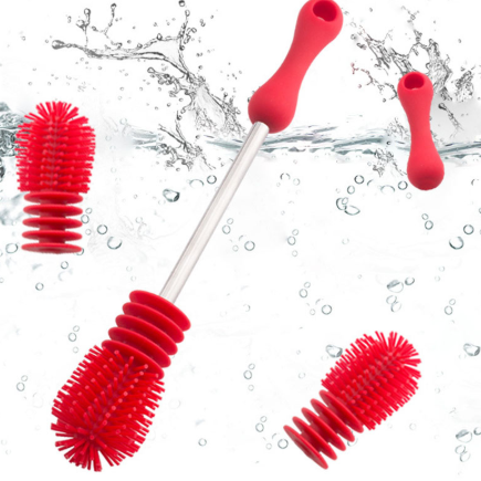 Soft Baby Bottle Cleaner Brush with Removable Head - Befez
