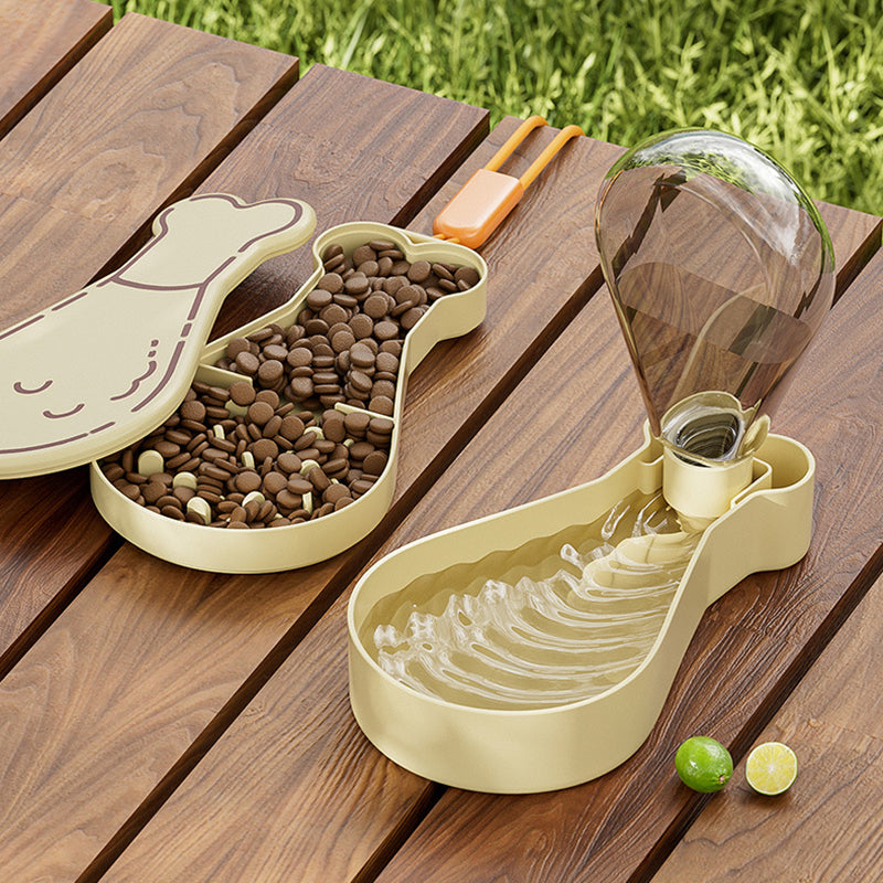 Portable 2-in-1 Baby Feeding Set - Fun Chicken Design