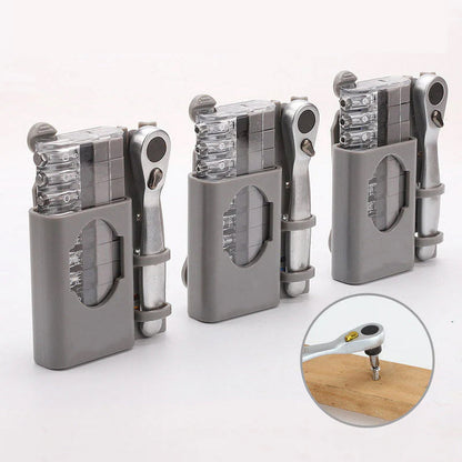 Compact Multi-Bit Screwdriver Set