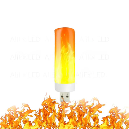 Warm Ambient Flicker Effect Table Lamp