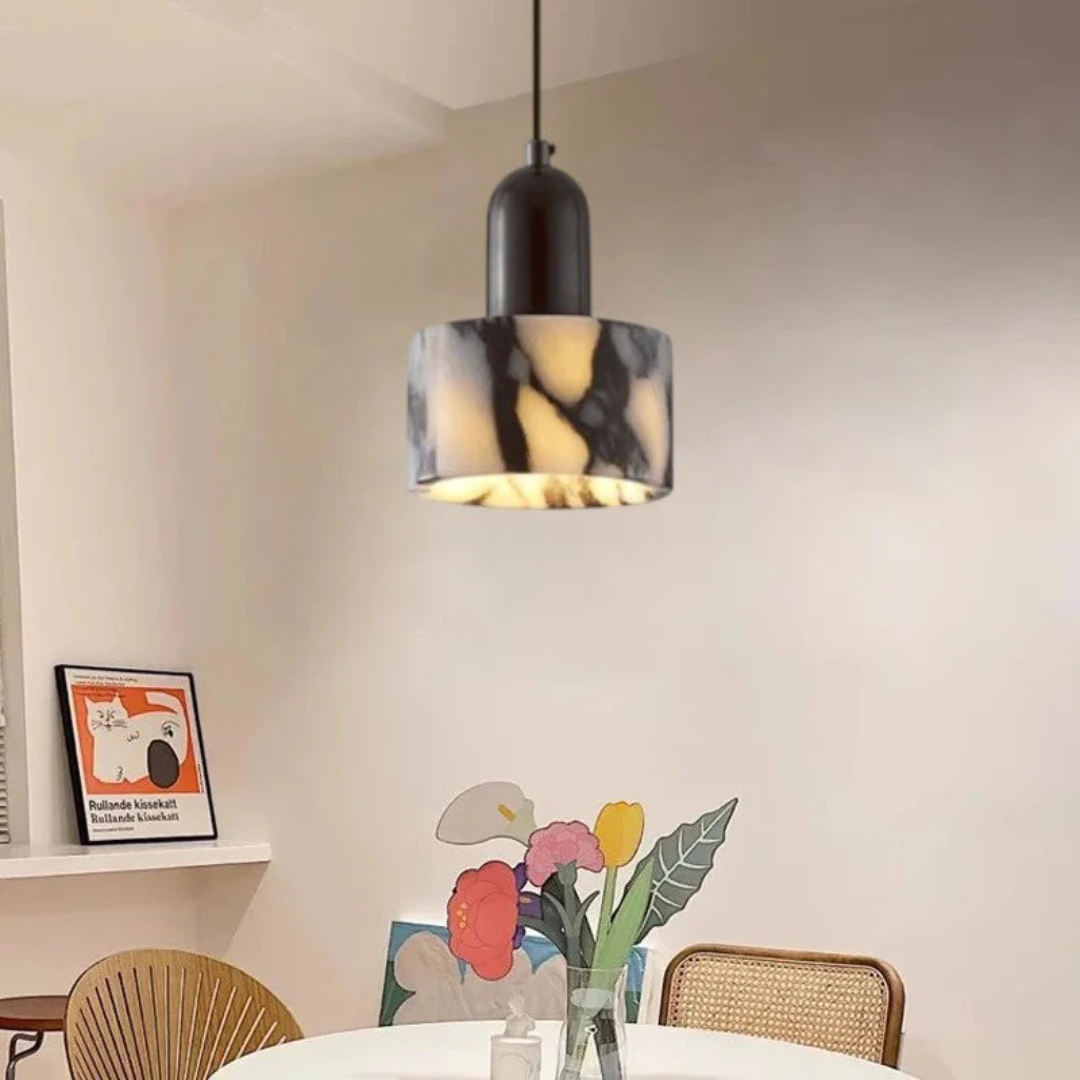 Elegant Marble Drop Pendant Light
