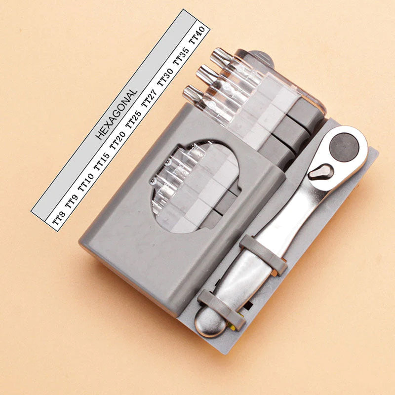 Compact Multi-Bit Screwdriver Set