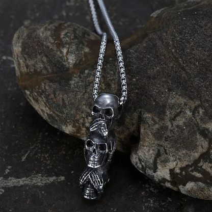Trendy Skull Pendant Necklace