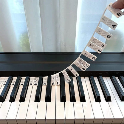 Reusable Piano Key Sticker Labels - Befez