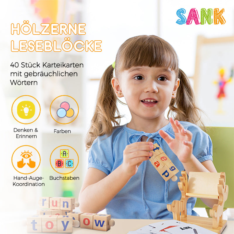 Wooden Learning Blocks for Kids