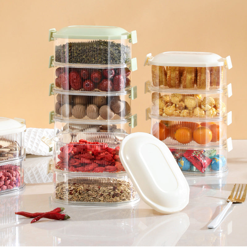 Spice Organizer Multi Compartment Storage Container
