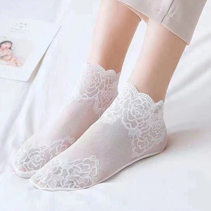 Befez | Women's Elegant Lace Ankle Socks