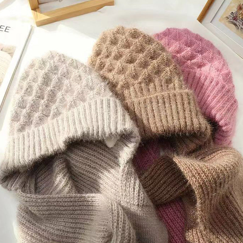 Warm Windproof Hearing Protection Hat Set