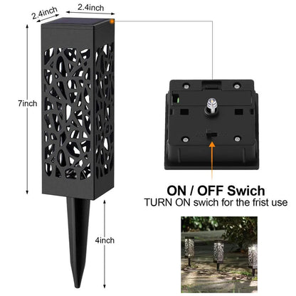 Bright Outdoor Solar Powered LED Path Lights