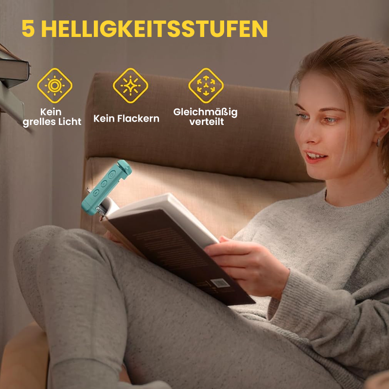 Compact Clip On LED Reading Lamp