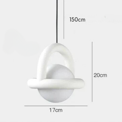 Befez | Luxe Round LED Hanging Lamp