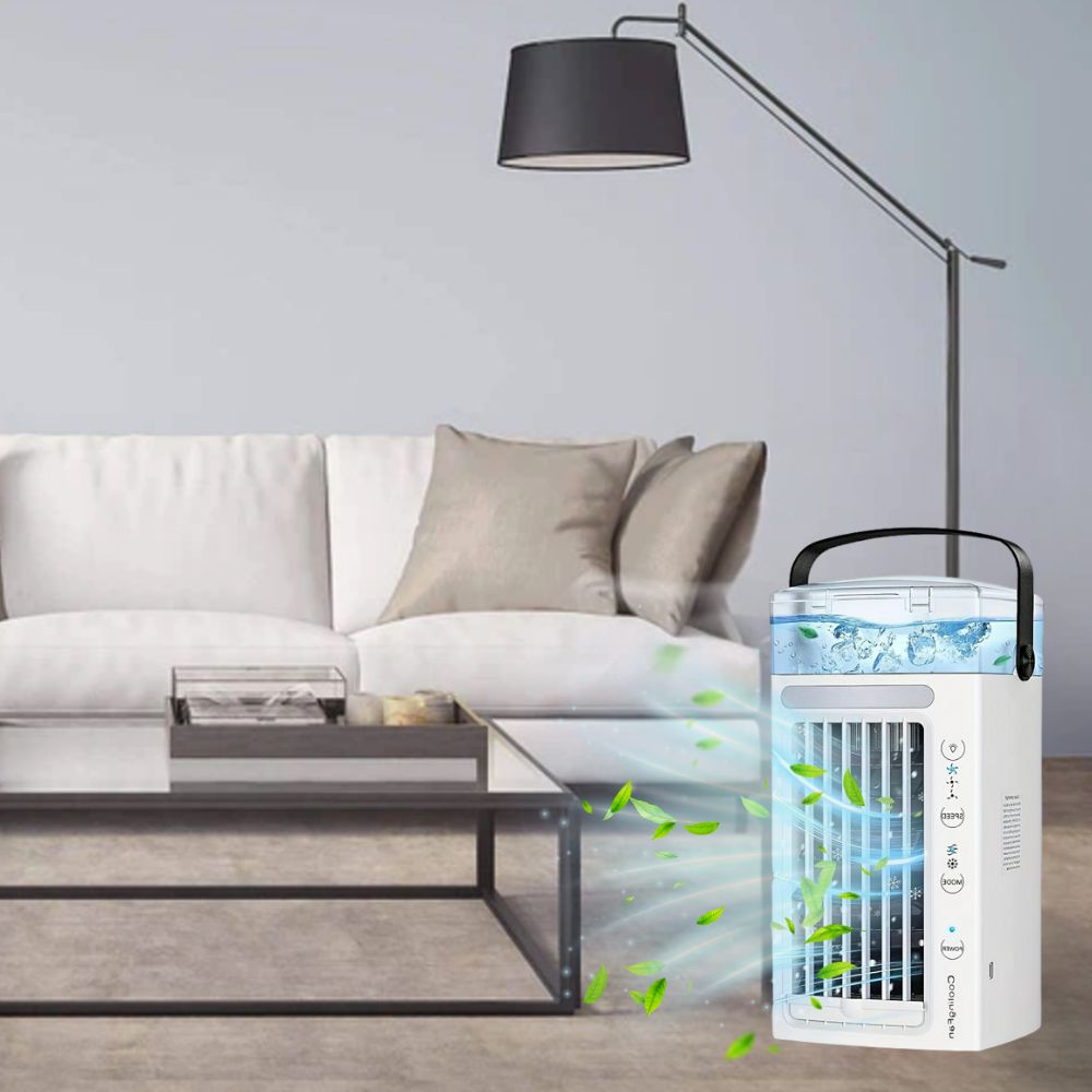 Compact Portable AC Mini Cooling Fan