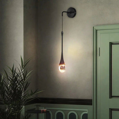 Stylish Glass Pendant Wall Lamp