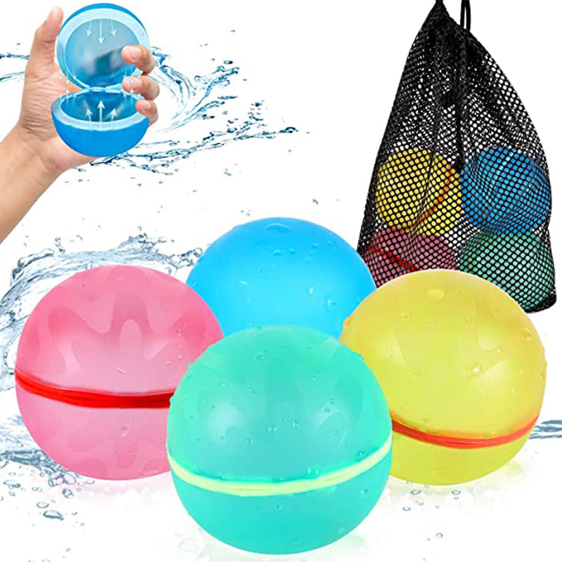 Colorful Pool Splash Balls Reusable Water Toys - Befez