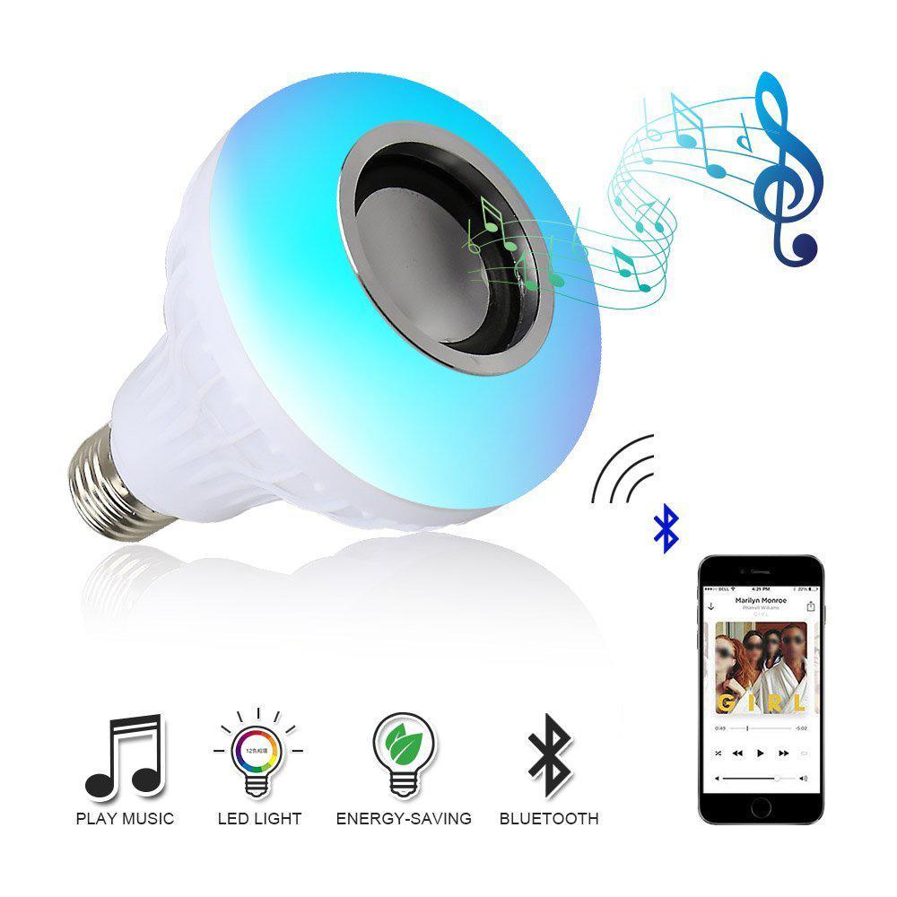 Wireless Bluetooth Smart LED Light Bulb Speaker