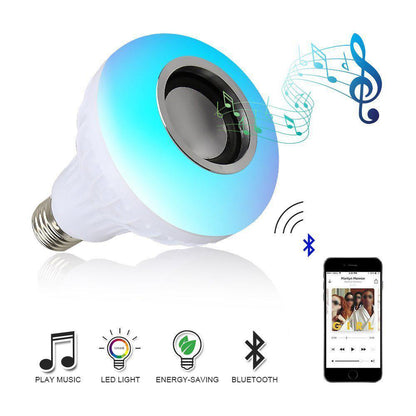 Wireless Bluetooth Smart LED Light Bulb Speaker