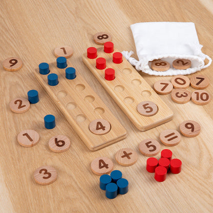 Fun Wooden Number Learning Toy