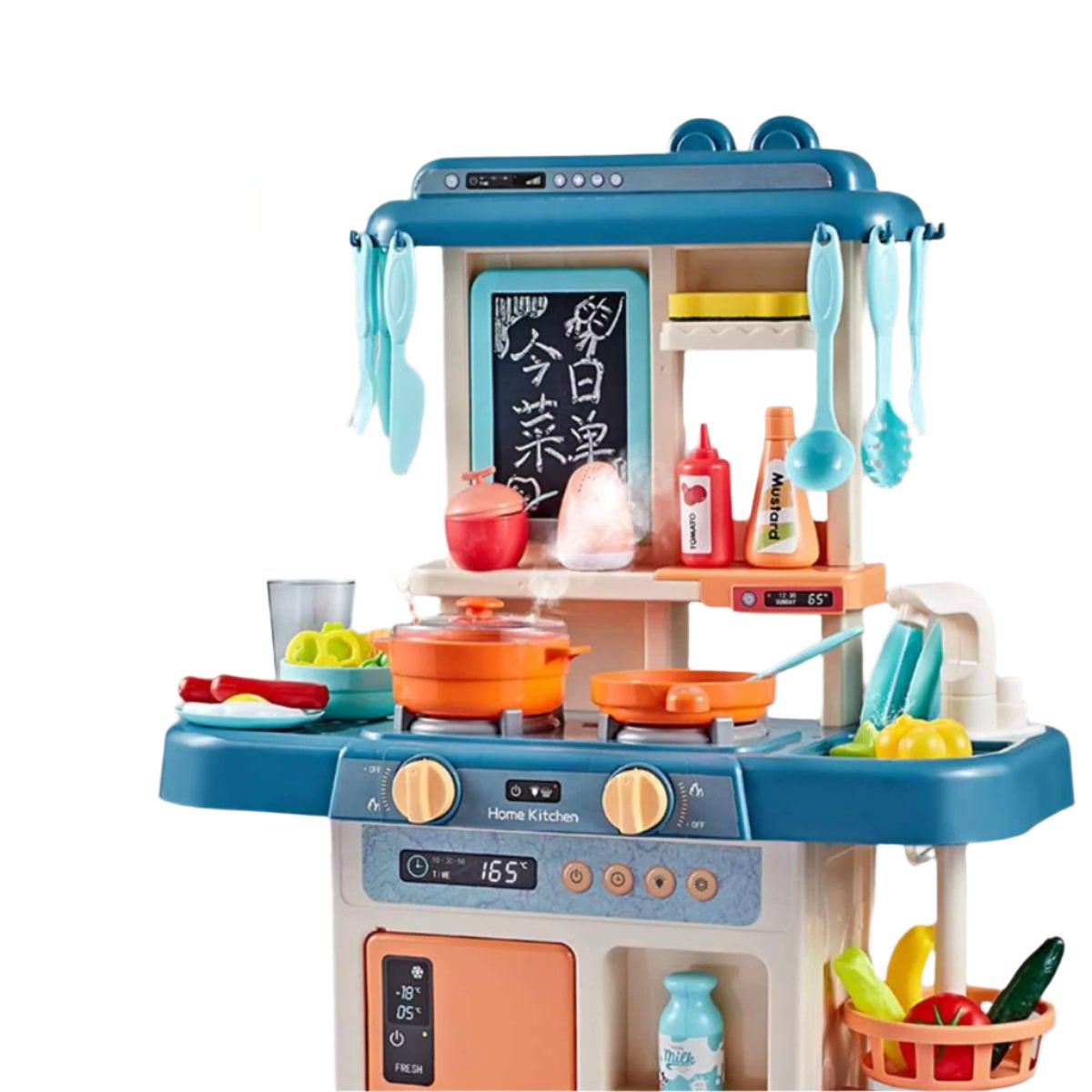 Befez | Kids Mini Play Kitchen | Complete Cooking Toy Set - Befez