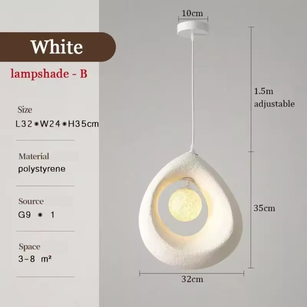 Simple Asian Style Hanging Light Pendant