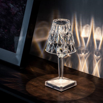 Stylish Glass Table Lamp with Touch Dimmer - Befez