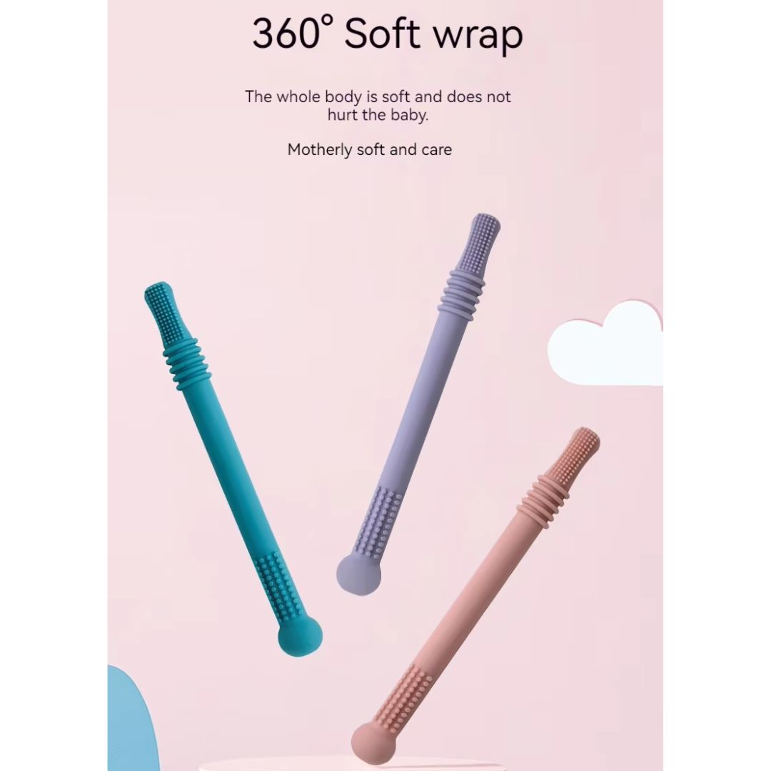 Soft Baby Teether Tubes Set