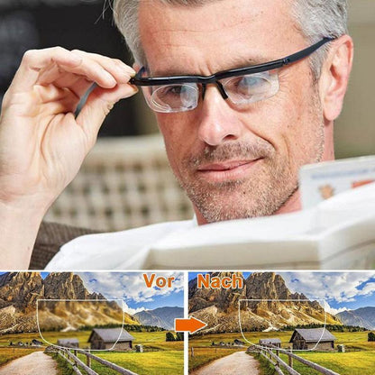 Clear Vision Adjustable Reading Glasses for Men Women