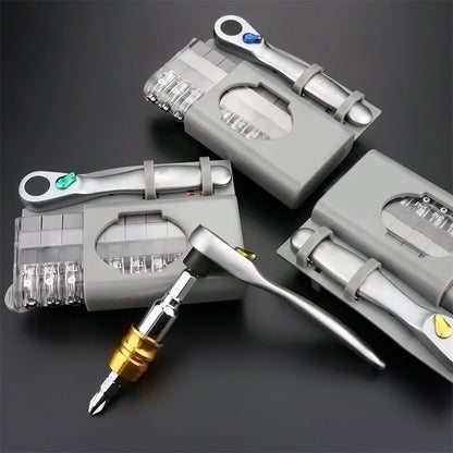 Compact Multi-Bit Screwdriver Set